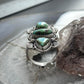 Sterling Silver Southwestern Style Sonora Gold Turquoise Adjustable Ring For Women #3