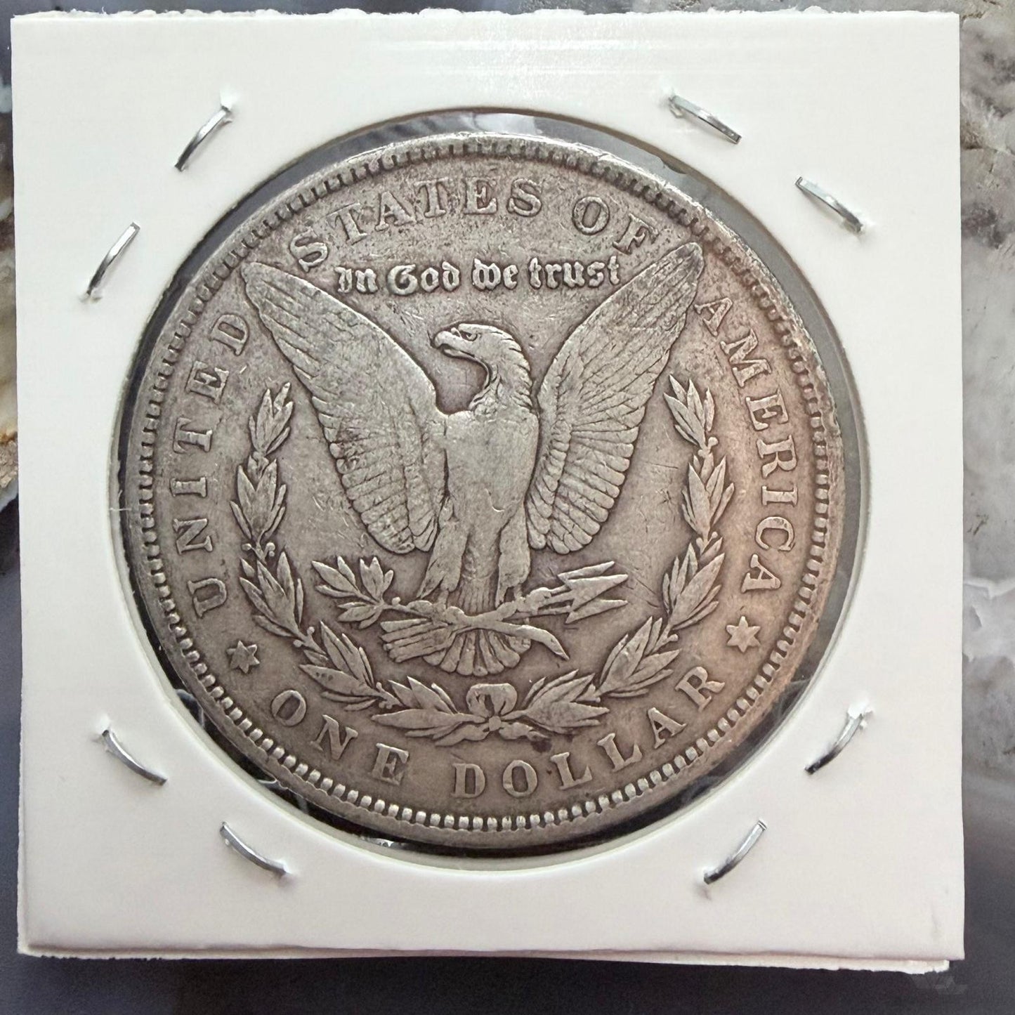 1890 US 90% Morgan Silver Dollar VG-F #51626-6GU