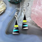 Starllie & Sheryl Edaakie Sterling Silver Multistone Inlay Dangle Earrings For Women #8