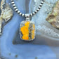 Sterling Silver Southwestern Style Rectangle Eclipse Jasper Pendant For Women