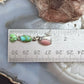 Sterling Silver Southwestern Style Sonora Gold Turquoise & Pink Conch Dangle Earrings For Women
