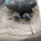 Carolyn Pollack Sterling Silver Oval Denim Lapis Stud Earrings For Women