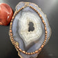 Southwestern Style 6-12mm Round,Saucer,Cylinder Copper Navajo Pearl 18" Necklace For Women