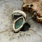 Sterling Silver Southwestern Style Marquise Malachite Ring Size 8 For Women