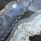 Carolyn Pollack Sterling Silver 3 Moonstone & 3 Mother of Pearl Reversible 14" Necklace