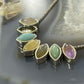 Carolyn Pollack Sterling Silver 7 Marquise Multi Stone 18" Necklace For Women
