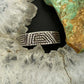 Elgin Tom Vintage Native American Sterling Silver Basket Weave Design Ring Size 7 For Women