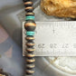 Southwestern Style Copper 8mm Navajo Pearl Saucer & Turquoise Disk Necklace For Women