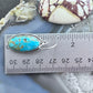 Native American Sterling Silver Elongated Oval Turquoise Dangle Earrings For Women