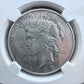 1923-D US 90% Peace Silver Dollar NGC AU DETAILS Cleaned #6915774-003DE