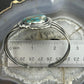 Sterling Silver Southwestern Style Large Oval Shattuckite Bracelet For Women
