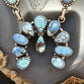 Sterling Silver Southwestern Style Golden Hill Turquoise Naja 20" Necklace For Women