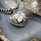 Sterling Silver Southwestern Style Wild Horse Heart Pendant For Women