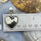 Sterling Silver Southwestern Style White Buffalo Decorated Heart Pendant For Women #4