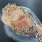Carolyn Pollack Sterling Silver & Brass Faceted Amethyst 19.5" Swirl Decorated Necklace For Women