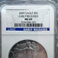 2009 US 1.0oz .999 Fine Silver American Silver Eagle NGC MS69 #3256288-321EX
