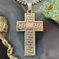 Sterling Silver Overlay Unisex Decorated Cross Pendant