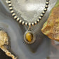 Sterling Silver Southwestern Style Oval Tiger's Eye Decorated Charm/Pendant For Women