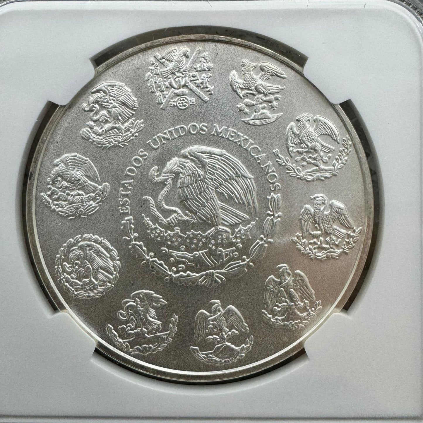 2011 Mexico 1.0ozt .999 Fine Silver Round NGC MS69 #2922765-020