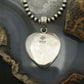 Sterling Silver Southwestern Style Cotton Candy Heart Pendant For Women #2