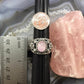 Carolyn Pollack Sterling Silver Oval Rose Quartz Decorated Ring Sz 7.5 For Women