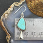 Sterling Silver Southwestern Style Turquoise Squash Blossom Dangle Earrings For Women #2