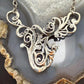 Carolyn Pollack Sterling Silver & Brass Faceted Amethyst 17.5" Swirl Decorated Necklace For Women