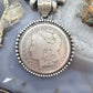 Genuine 90% Silver 1892 US Morgan Dollar Decorated Unisex Pendant