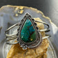 Sterling Silver Southwestern Style Large Teardrop Shattuckite Bracelet For Women #1