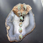 Sterling Silver Southwestern Style Montezuma Turquoise Lariat 23" Necklace For Women