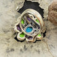 Carolyn Pollack Southwestern Style Sterling Silver Multistones Decorated Cluster Ring For Women