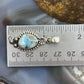 Sterling Silver Southwestern Style Golden Hill Turquoise Decorated Pendant For Women