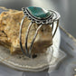 Sterling Silver Southwestern Style Large Teardrop Shattuckite Bracelet For Women #1