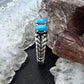 Carolyn Pollack Sterling Silver 3 Oval Turquoise Decorated Ring For Women