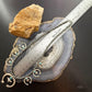 Sterling Southwestern Style 6 Small Naja & Large Naja Squash Blossom Necklace