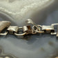 Vintage Sterling Silver Leaf Style 15" Linked Necklace For Women