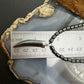 Hematite Beads with Hematite Fang Pendant Unisex 16" Necklace