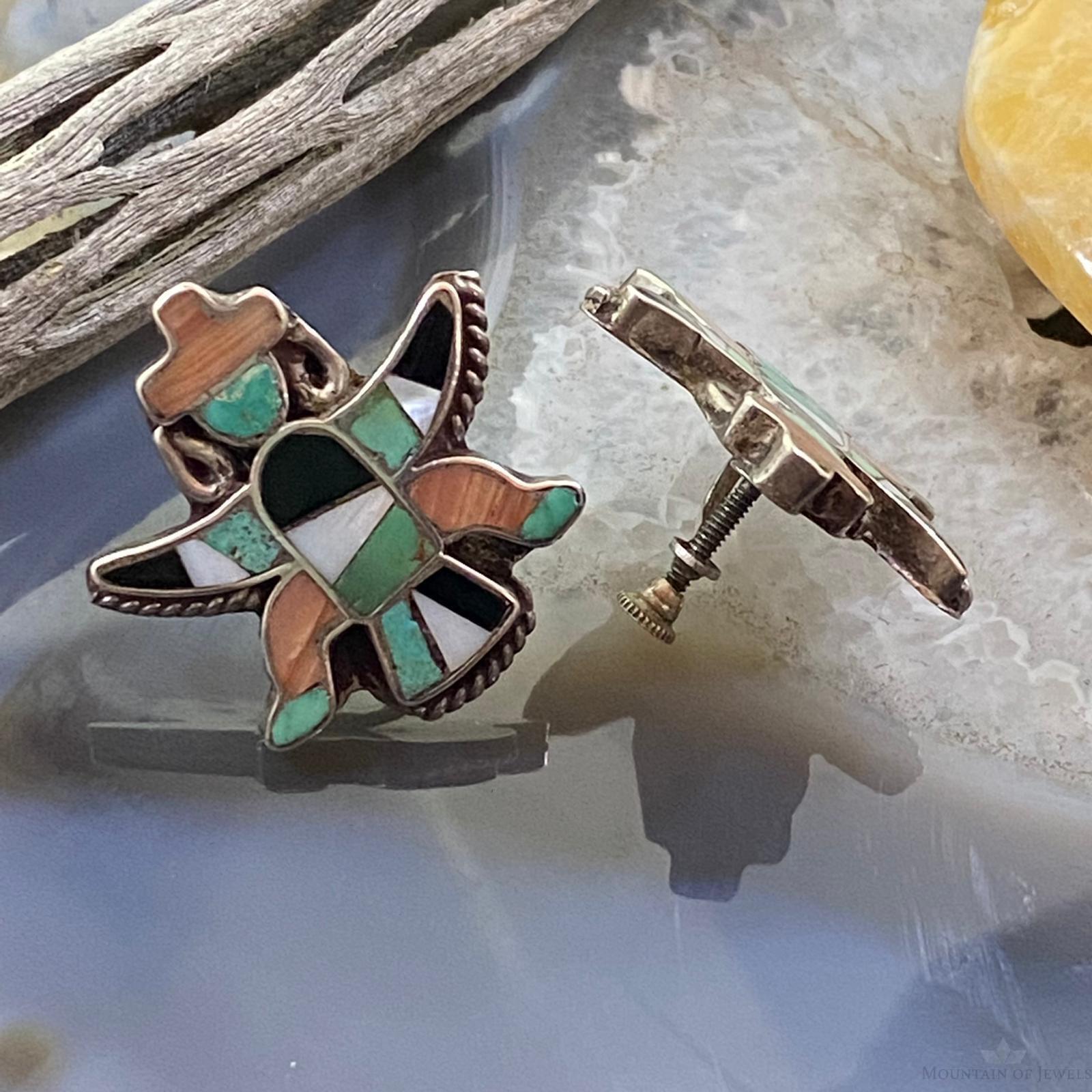 Vintage native american on sale earrings