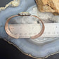 Copper Southwestern Style Turquoise #8 Decorated Cluster Bracelet For Women