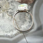 Sterling Silver Southwestern Style Natural Shape Opal Ring Size 7.25 For Women #1