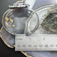 Sterling Silver Southwestern Style Large Oval Charoite Decorated Bracelet For Women