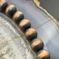 Copper Navajo Pearl Beads 10 mm Necklace Length 20"-22" For Women