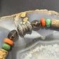 Carolyn Pollack Sterling Silver Multistone Beads Magnetic Clasp 16" Necklace For Women