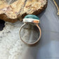 Sterling Silver Southwestern Style Rectangle Chrysocolla Ring Size 8.75 For Women
