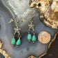 Carolyn Pollack Sterling Silver Turquoise Beads & Star Charm Dangle Earrings For Women