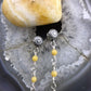 Carolyn Pollack Sterling Silver Faceted Yellow Jasper Dangle Earrings For Women