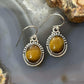 Sterling Silver Southwestern Style Oval Tiger's Eye Earrings For Women