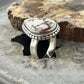 Sterling Silver Southwestern Style Teardrop Wild Horse Ring Size 6.75 For Women