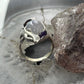 Carolyn Pollack Sterling Silver Moonstone& Amethyst, Smoky Quartz Ring Size 8 For Women