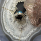 Sterling Silver Southwestern Style Teardrop Turquoise Spiny Oyster Ring Size 10 For Women